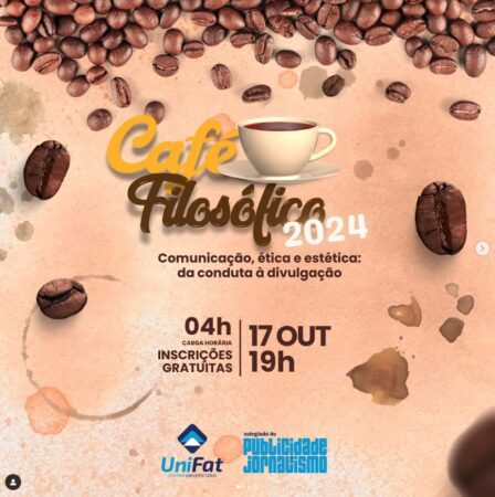 Café Filosófico promove debate sobre ética e estética na comunicação
