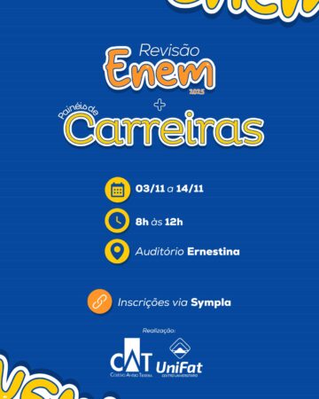 UniFat participa de Painéis de Carreiras para apresentar profissões a estudantes do ensino médio