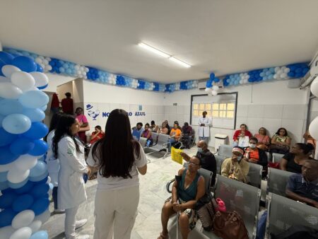 Estudantes de Nutrição realizam ação sobre o Novembro Azul em unidades de saúde